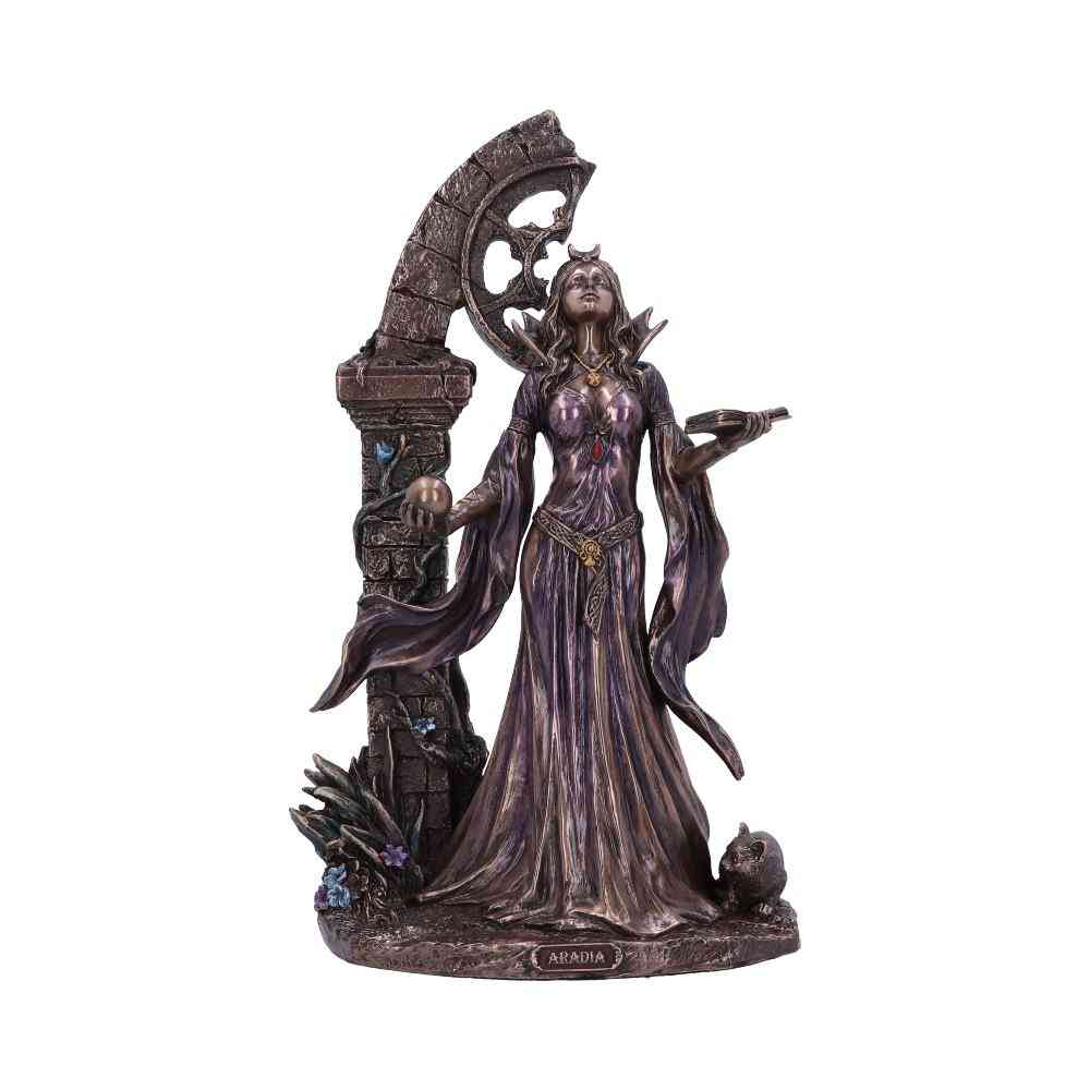 Nemesis Now - Aradia The Wiccan Queen of Witches 25cm Figurine - Bronze coloured